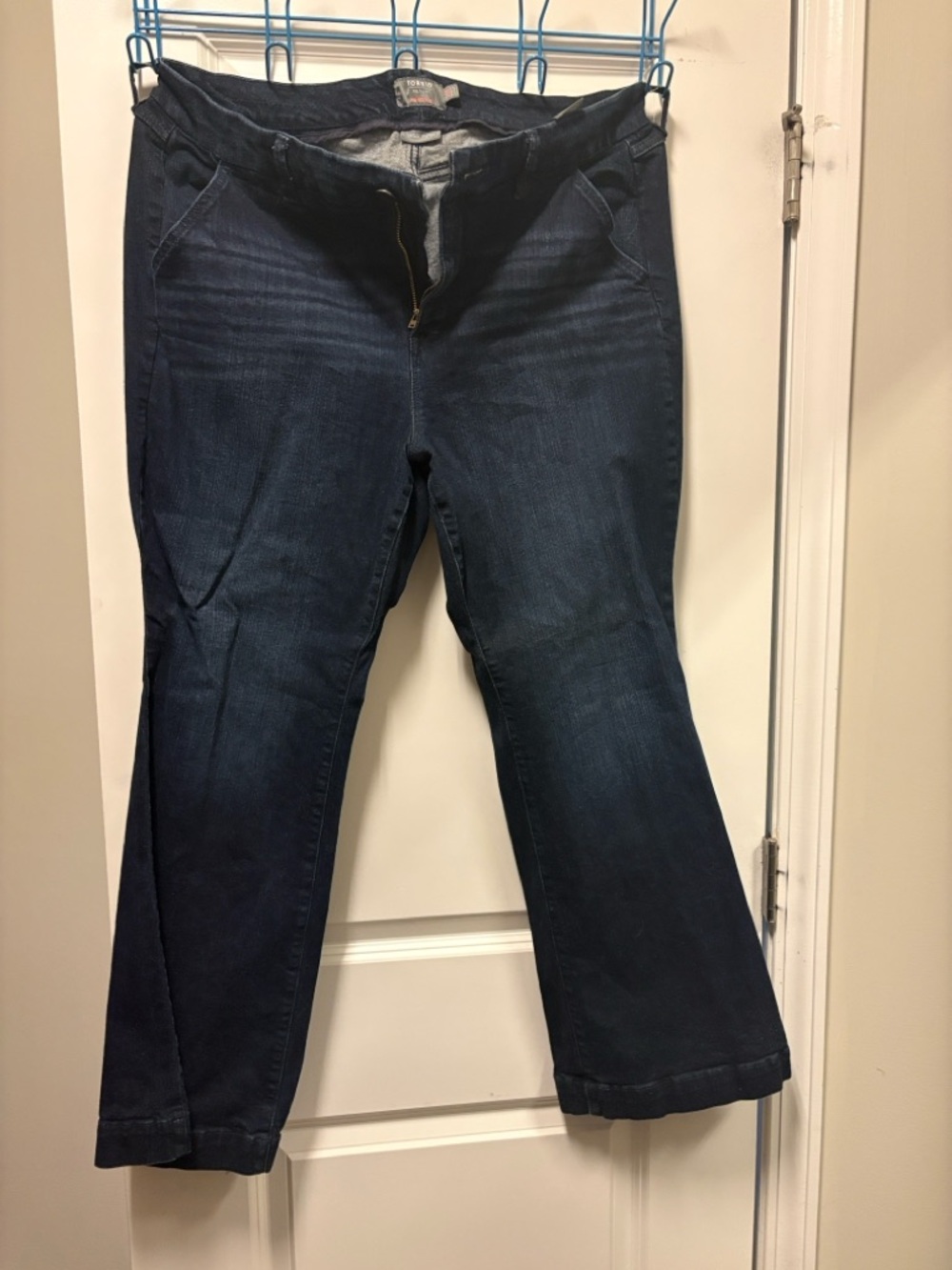 torrid Dark Indigo High-Rise flare Jeans 20 short